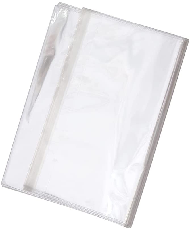 Yusland 400 Count - 4” X 8” Resealable Self Seal Clear Cello Cellophan –  OmahaPackingBags