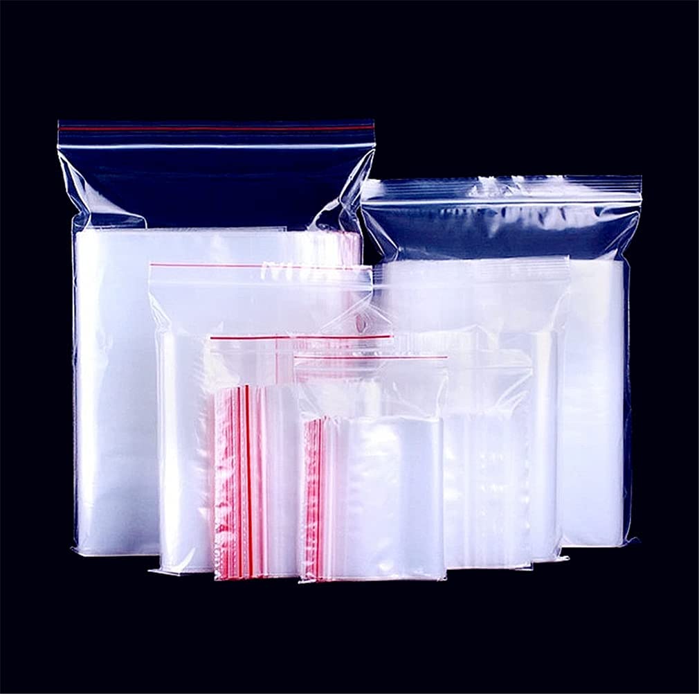 Yusland 300 Bags 4x5 1Mil Small Baggies Clear Reclosable Zip Plastic –  OmahaPackingBags