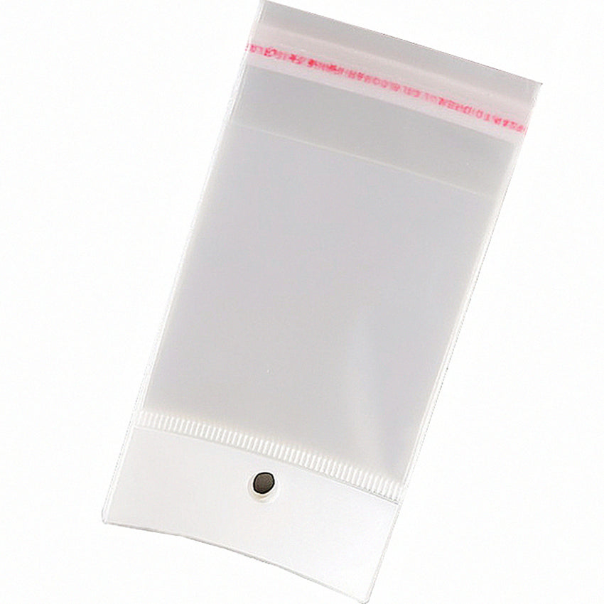 Yusland 4.5x6 200 Clear Hang Hole Bags Reclosable Resealable Plastic –  OmahaPackingBags
