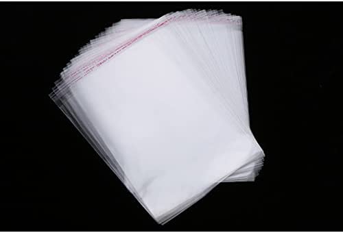 50/100x Clear Plastic Self Adhesive Seal Bag Cello Packaging 