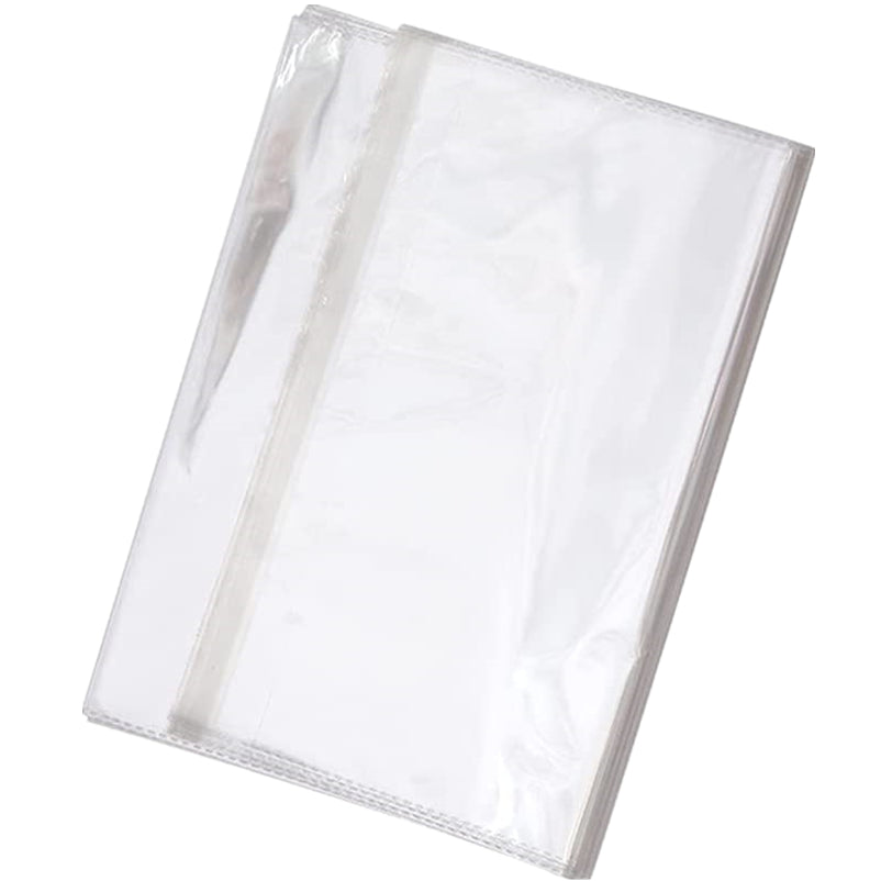 10x8x24 Clear Poly Bags, 500 per case