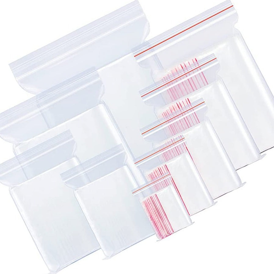 Yusland 300 Bags 3x4" 1Mil Small Clear Reclosable Baggie Zip Plastic Poly Zipper Bead Pill Storage Arts Crafts Sewing