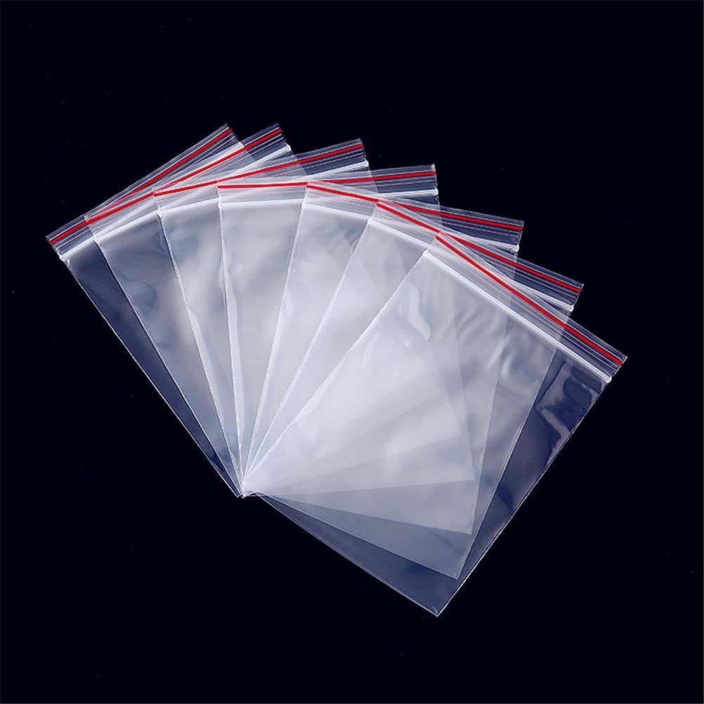 300 Reloc Zippit 2mil Clear Baggies – 2x2, 2x3, 2x4 – 100 Each Size, Zip Seal, FDA Approved