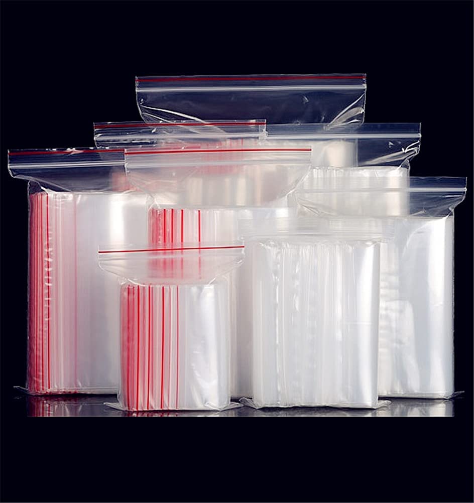 Yusland 1000 Bags 3x4 1Mil Small Clear Reclosable Baggie Zip