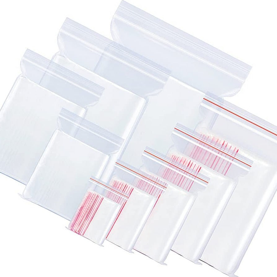 Yusland 400 Bags 2.2x2.5" 1Mil Small Baggies Clear Reclosable Zip Plastic Poly Food Zipper