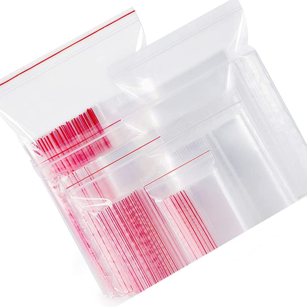 Resealable Poly Bag 8 x 15 Inch 1000 Pack, 4 Mil, Reclosable Zip Plastic  Baggies