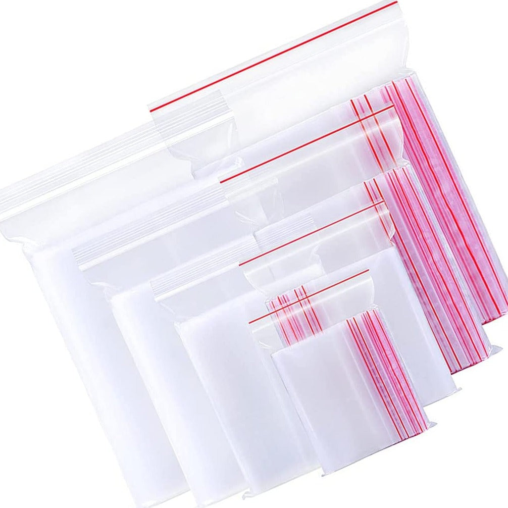 Yusland 500 Bags 4x5.5 2Mil Small Baggies Clear Reclosable Zip